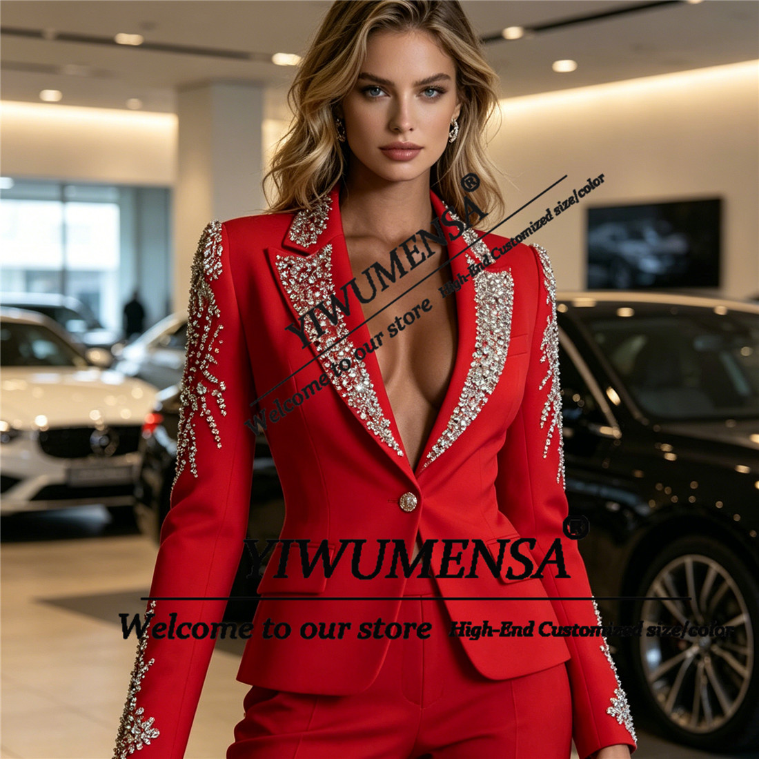 Luxury Women Suits 2 Pieces Se - огляд і ціна Women'S Formal Wear Pants Suit