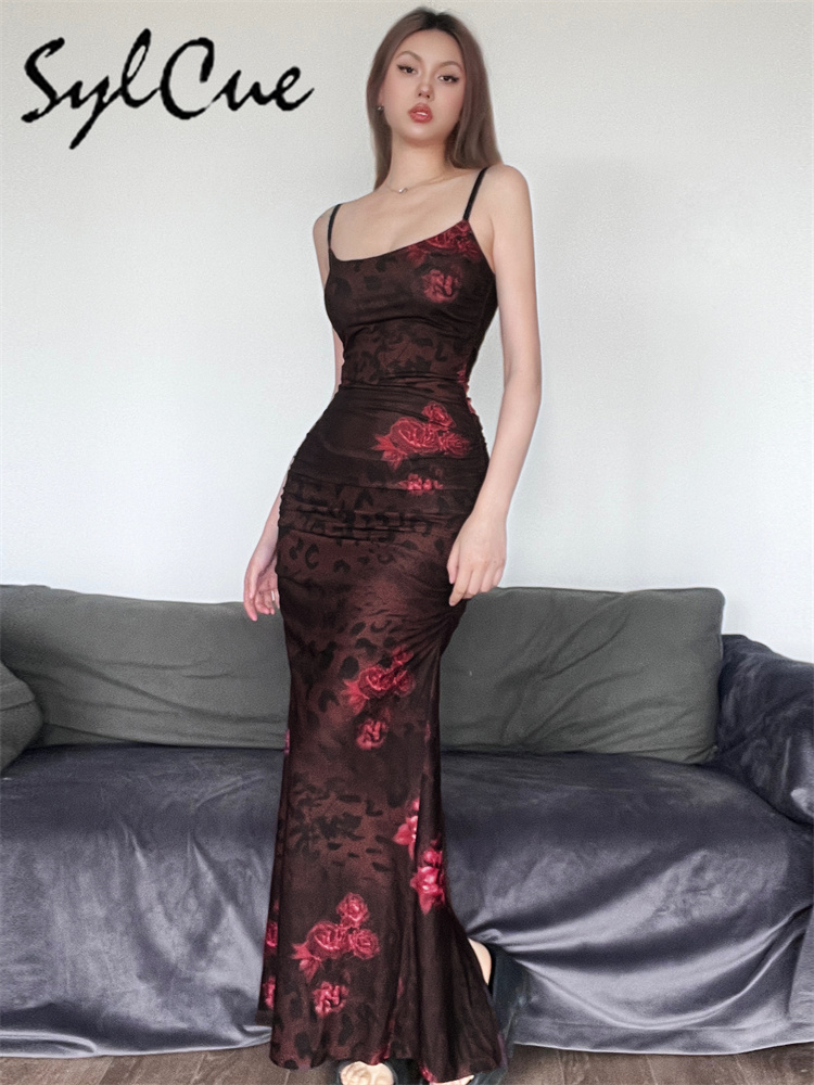 Sylcue Red Printed Design Summ - огляд і ціна Women'S Red Formal Wear