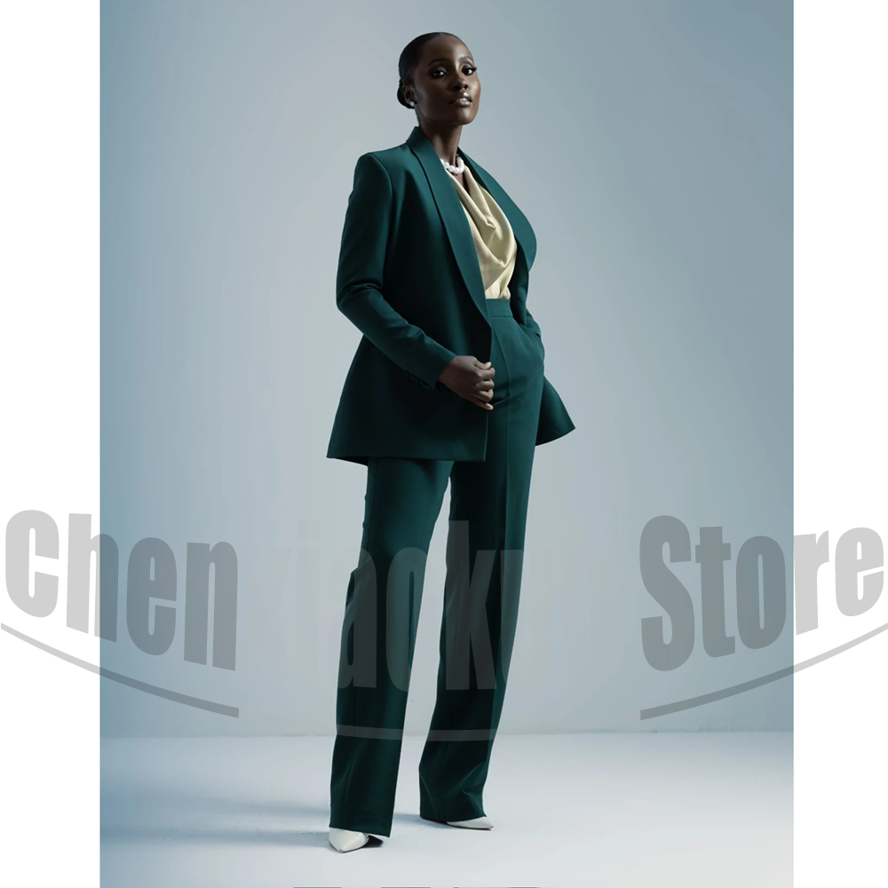 Women Suit Belted Blazer and W - огляд і ціна Women'S Formal Wear Pants Suit