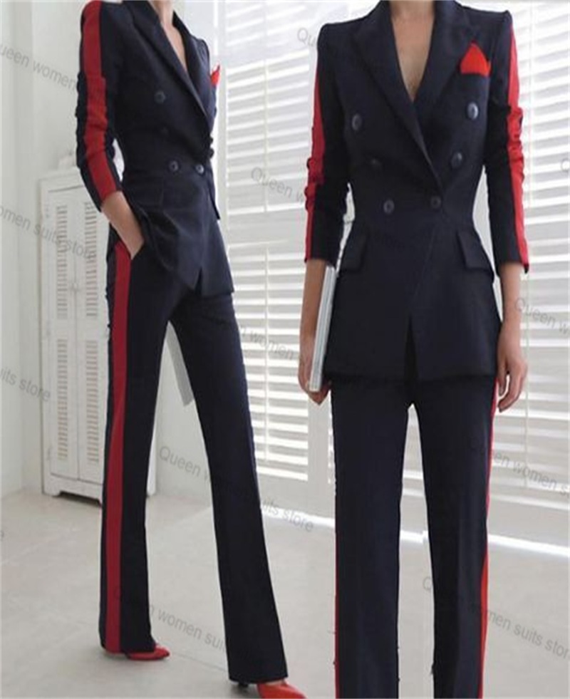 Red Black Autumn Women Suit Se - огляд і ціна Women Formal Wear Black