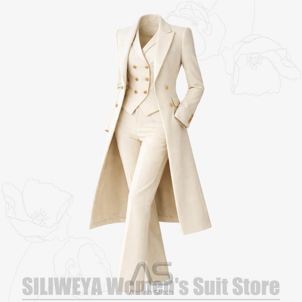 Women's Suit 3 Piece Double Br - огляд і ціна Women'S Formal Wear Pants Suit