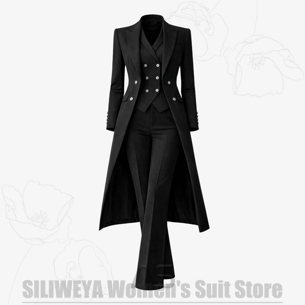 Women's Suit 3 Piece Double Br - огляд і ціна Women'S Formal Wear Pants Suit