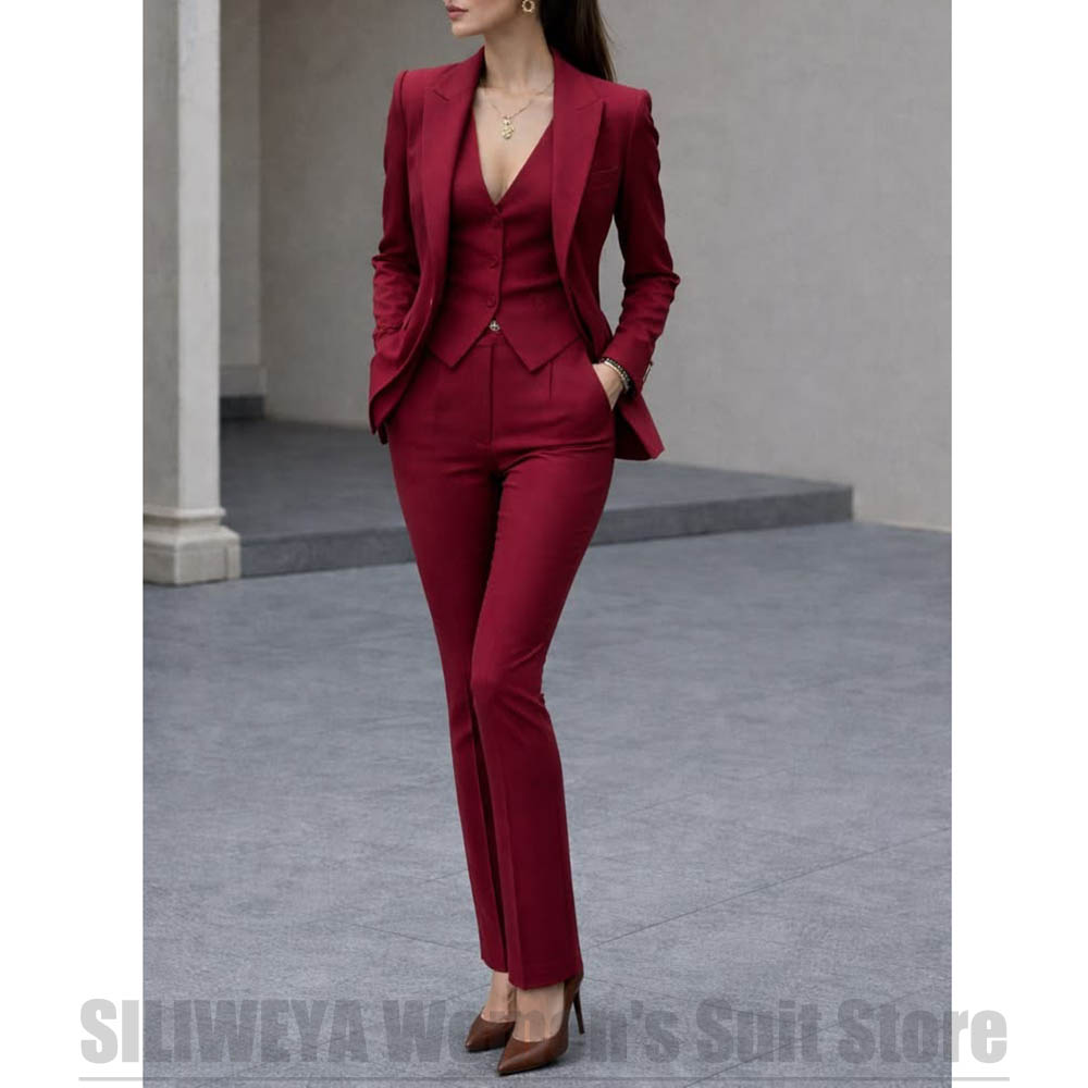 Women 3 Piece Suit Set Blazer  - огляд і ціна Women'S Formal Wear Pants Suit