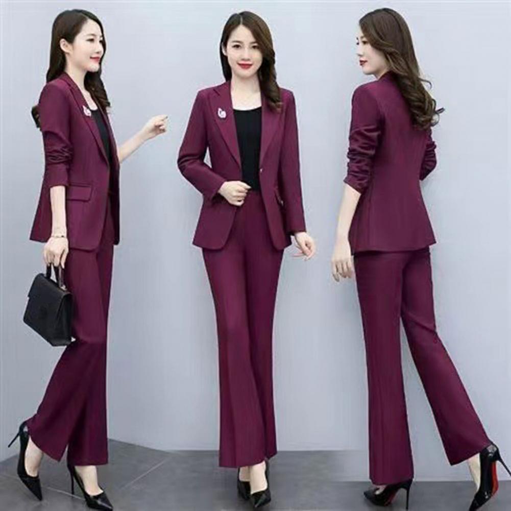 2 Pcs/Set Lady Formal Coat Pan - огляд і ціна Women'S Formal Wear Pants Suit