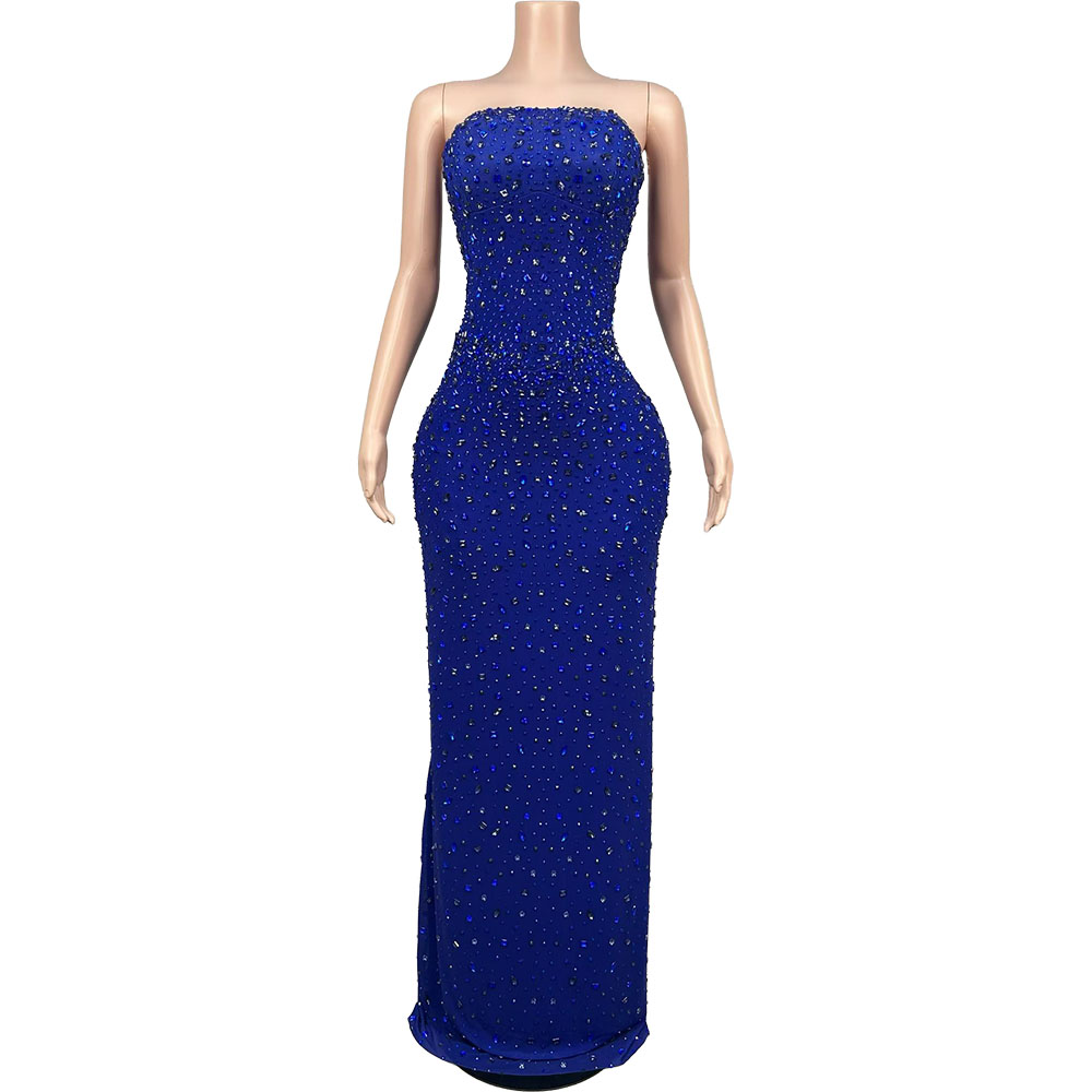 Sparkly Rhinestone Blue Strapl - огляд і ціна Women'S Red Formal Wear