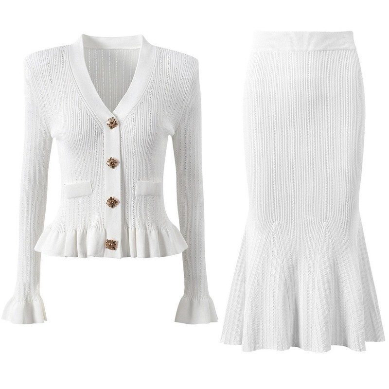 Elegant French Style Women Kni - огляд і ціна Women'S Formal Wear Cardigan