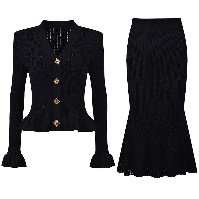 Elegant French Style Women Kni - огляд і ціна Women'S Formal Wear Cardigan