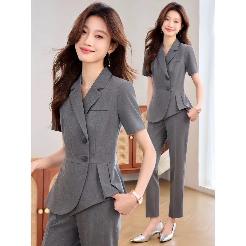 Navy blue women's thin profess - огляд і ціна Women'S Formal Wear Pants Suit