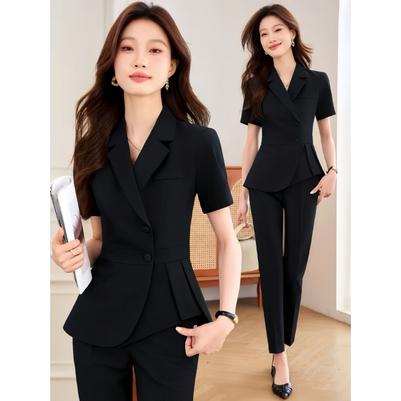 Navy blue women's thin profess - огляд і ціна Women'S Formal Wear Pants Suit