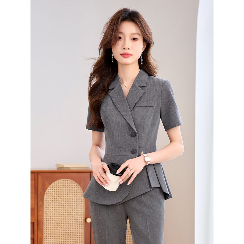 Navy blue women's thin profess - огляд і ціна Women'S Formal Wear Pants Suit